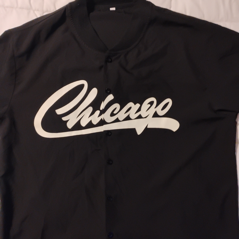 Chicago Black Button Down Shirt